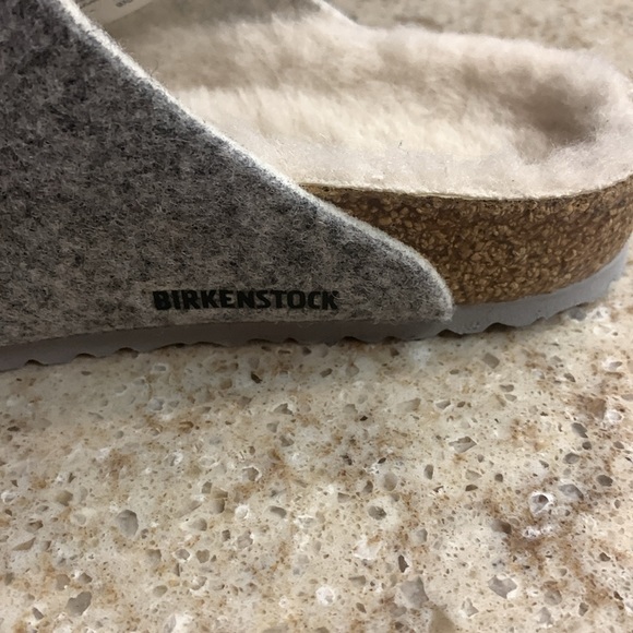 NWOT Birkenstock Arizona Happy Lamb Wool Size 1-1.5 - Picture 6 of 7